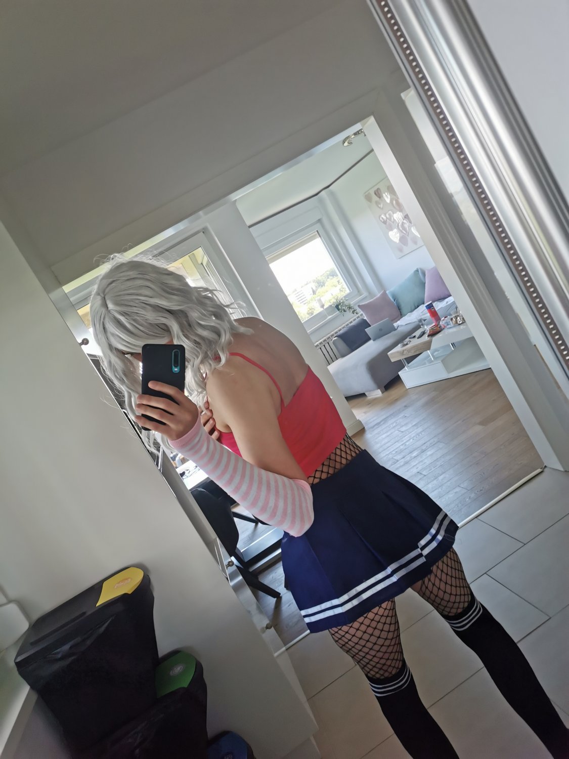 Sissy Self Facial / Add this little cum and anal slut on kik: obedient_sissy_67 #yO2hn2Fo